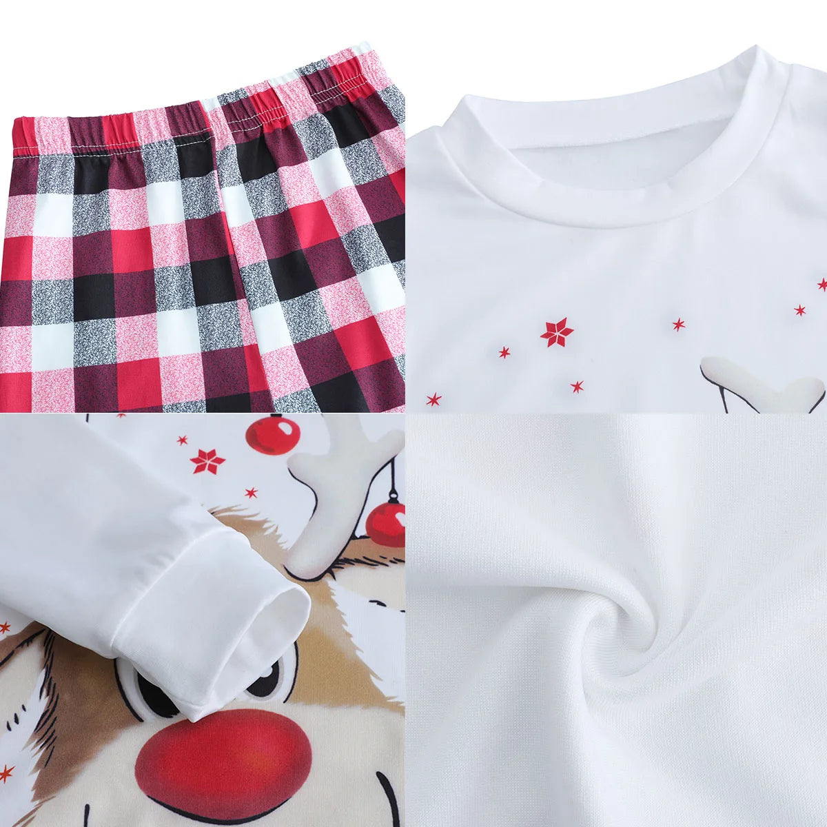 Pyjama Famille Assorti Renne de Noël – vue 5