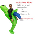 Déguisement Alien Gonflable Vert – vue 8