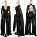 Combinaison Disco Pailletée Femme – vue 7