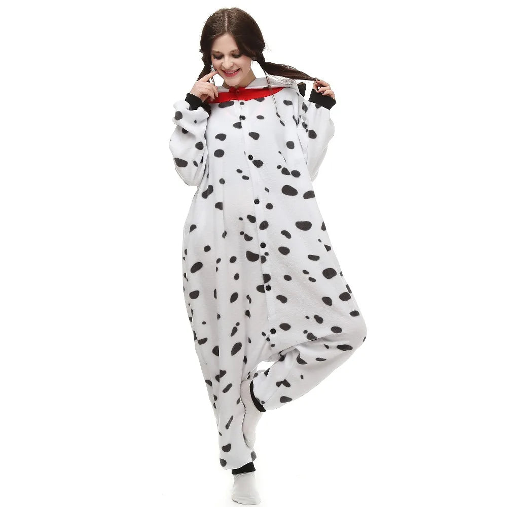 Combinaison Pyjama Dalmatien Kigurumi Adulte – vue 2