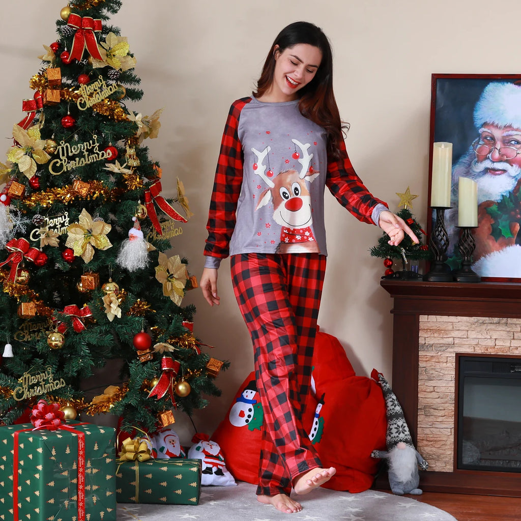 Pyjama Famille Assorti Renne de Noël – vue 4