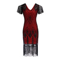 Robe Charleston Années 20 Perlée à Pampilles – vue 15