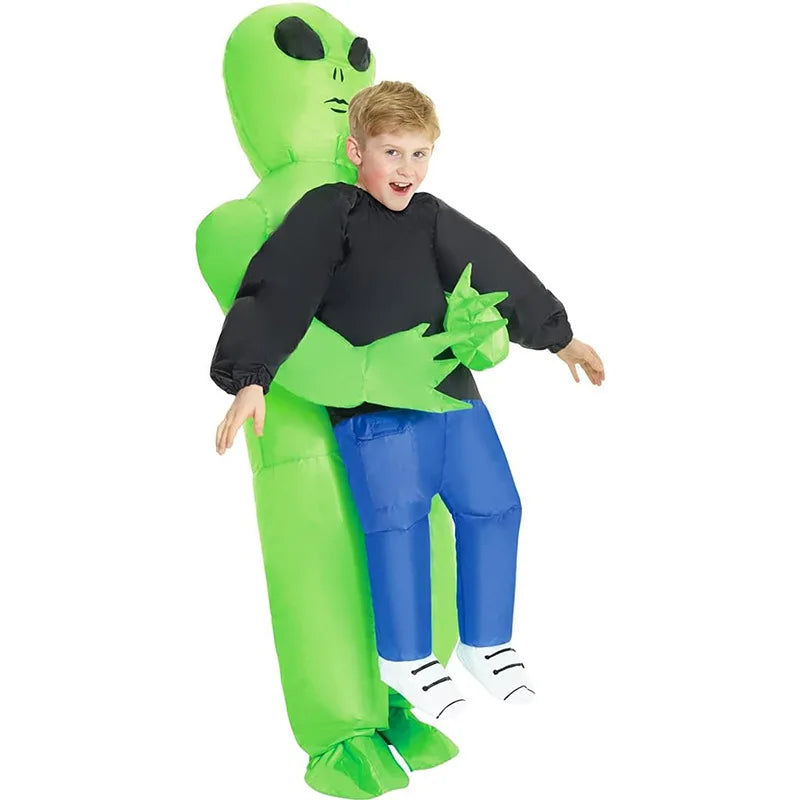 Déguisement Gonflable Alien Adulte – Costume Rigolo – vue 8