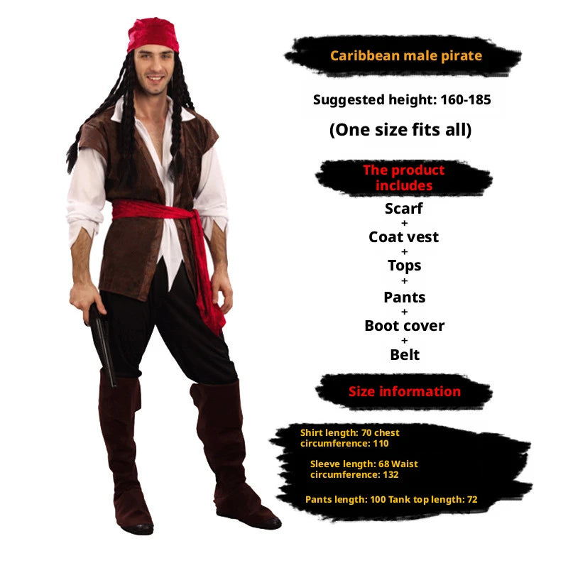 Kit Duo Déguisement Pirates Couple – vue 6