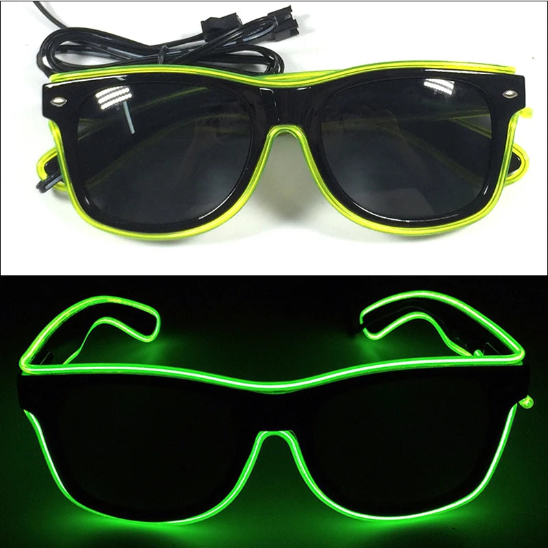 Lunettes Néon LED Lumineuses – vue 36