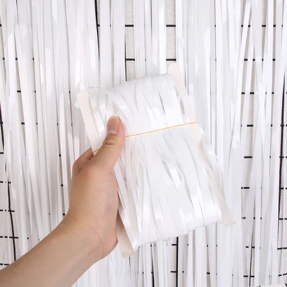 Rideau à franges pailletes pour fête – vue 27