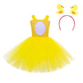 Robe Tutu Poussin Jaune Fille – vue 7