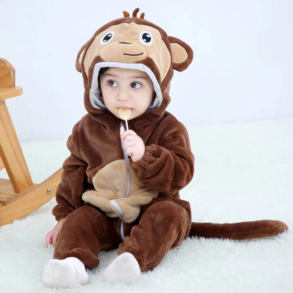 Combinaison Bébé Kigurumi – Requin, Licorne, Panda – vue 8