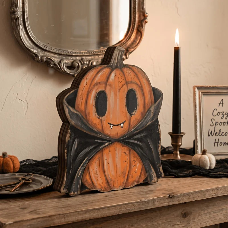 Décoration en bois noire Halloween – vue 12
