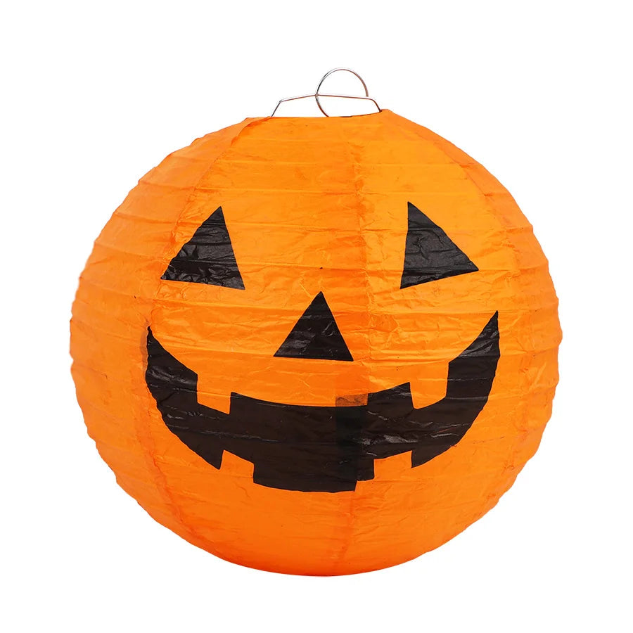 Lanternes en papier citrouille Halloween – vue 6