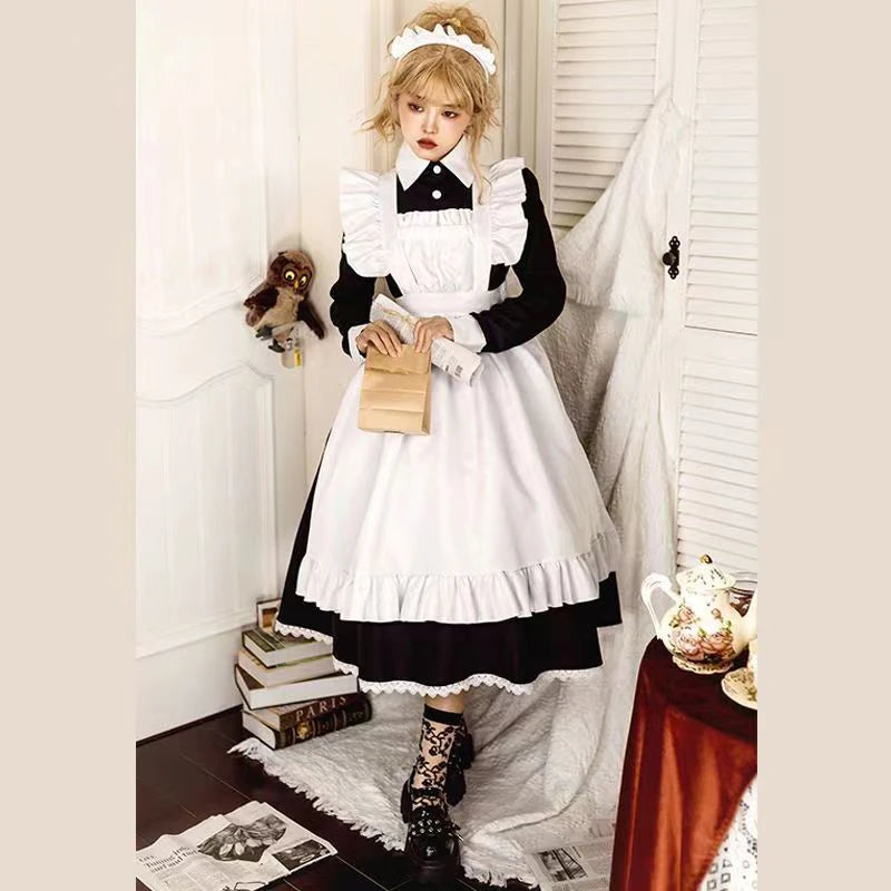 Robe de Soubrette avec Tablier – vue 3