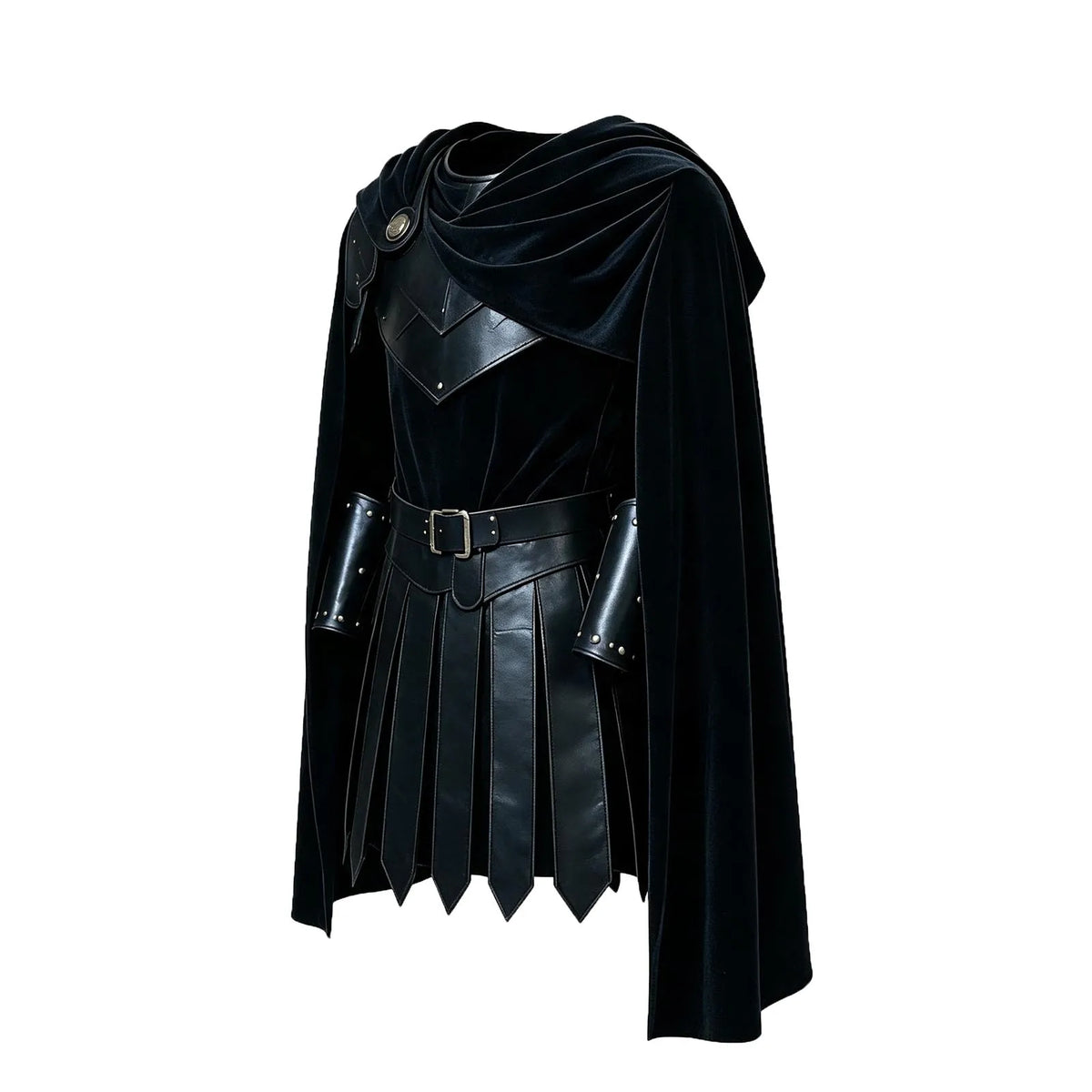 Déguisement Spartiate Gladiateur Homme – Armure en Cuir et Cape – vue 4