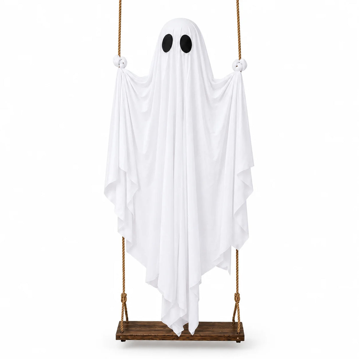 Décoration fantôme blanc à suspendre Halloween – vue 3
