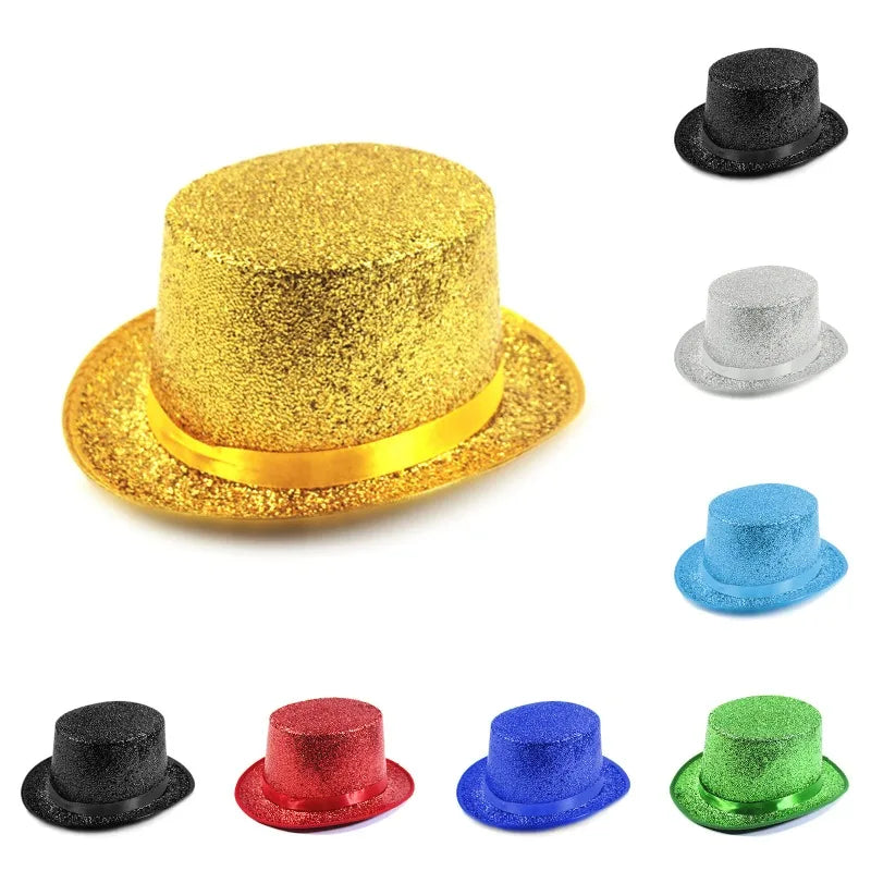 Chapeau Haut de Forme Pailleté – Accessoire de Déguisement