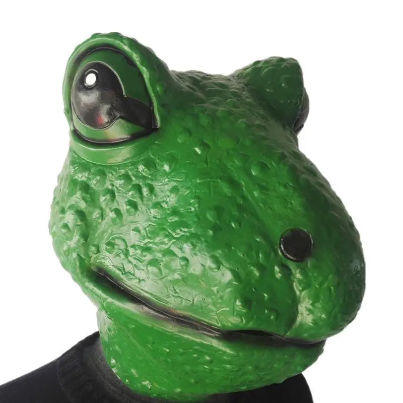 Masque Tête de Grenouille Intégral en Latex