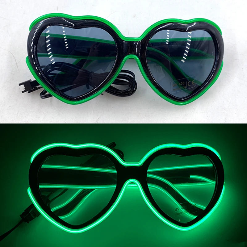 Lunettes Néon LED Lumineuses – vue 19