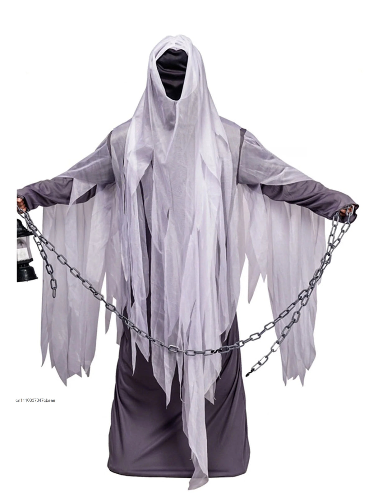 Robe Fantôme de la Terreur – Déguisement Effrayant – vue 6