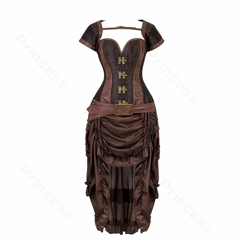 Robe Corset Pirate Punk Femme – vue 9