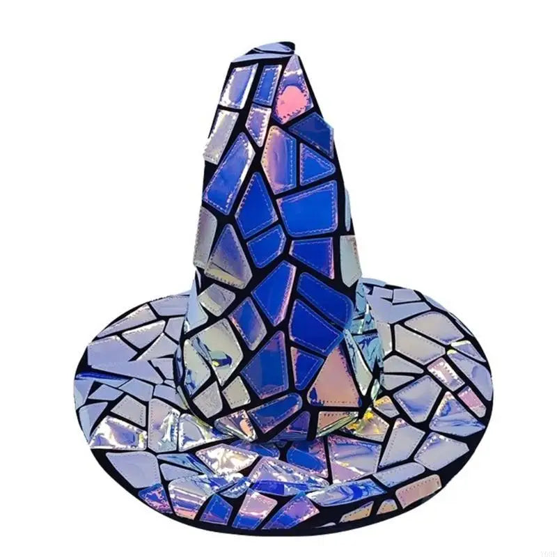 Chapeau de Sorcière à Patchs Colorés – vue 2