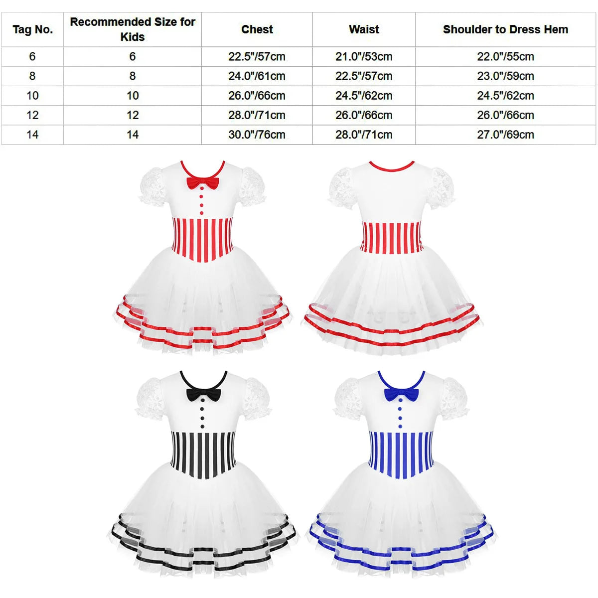 Robe Tutu Mère Noël Sucre d'Orge Fille – vue 5