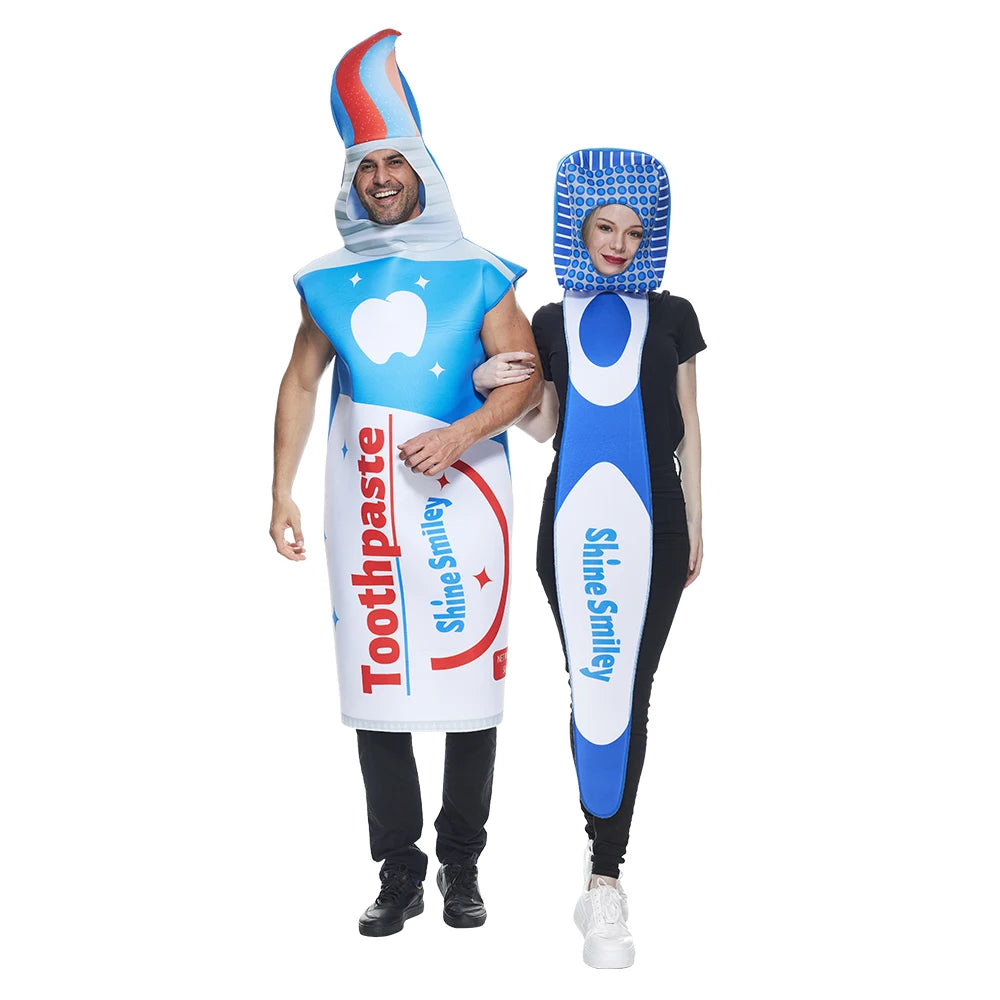 Déguisement Couple Brosse à Dents et Dentifrice – vue 7