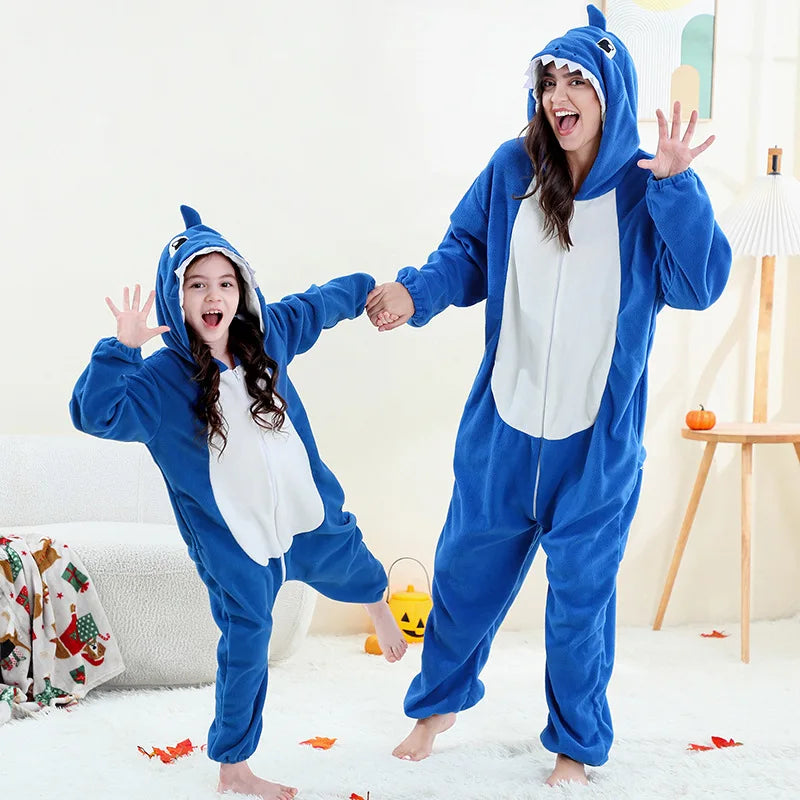 Combinaison Dragon Rouge Famille – Kigurumi à Capuche – vue 12