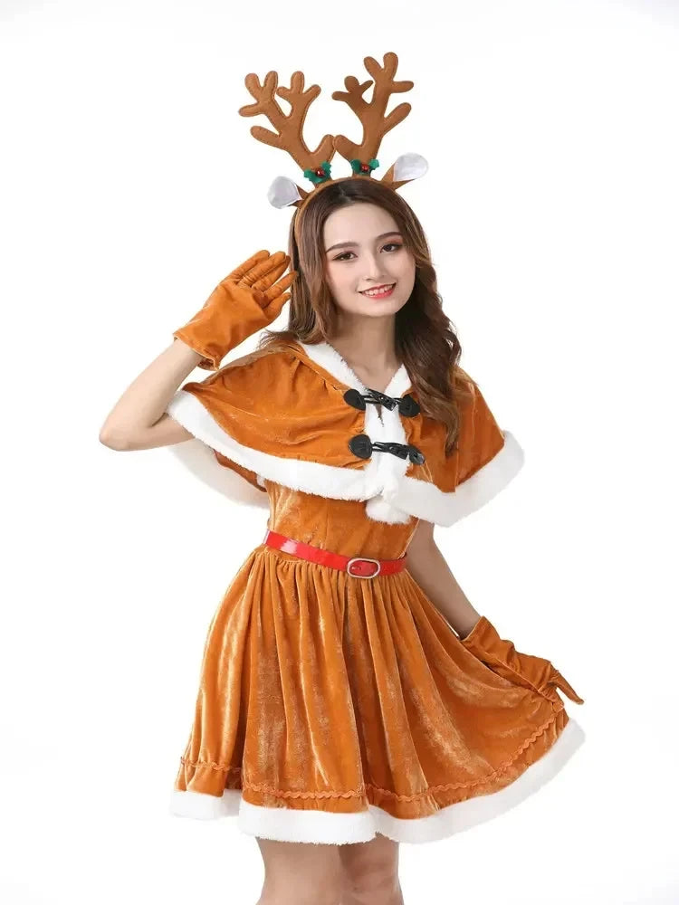 Robe de Renne à Capuche Femme – vue 3
