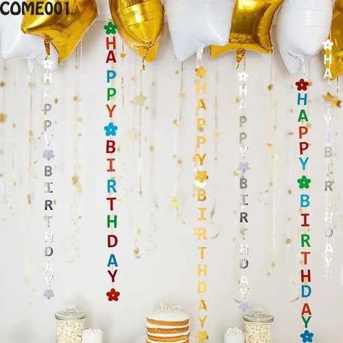 Bannière Guirlande Happy Birthday