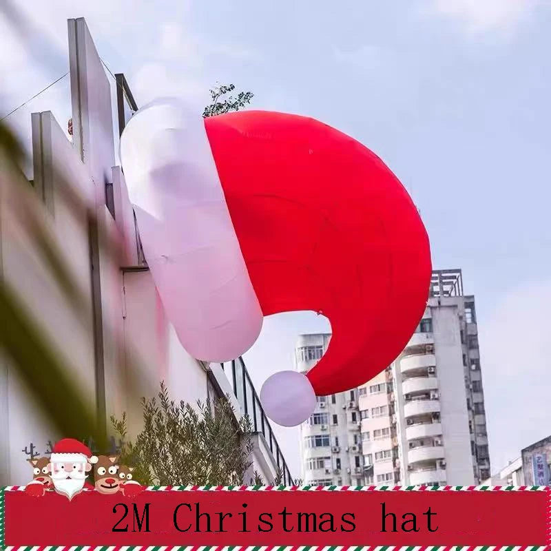 Père Noël Grimpeur Gonflable 2,4 m – Décoration Extérieure – vue 17