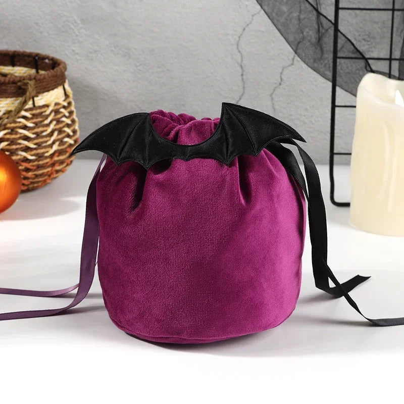Sacs à Bonbons Chauve-Souris et Citrouille Halloween – vue 9