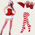 Kit Mère Noël Sexy 3 Pièces – Bonnet, Gants et Chaussettes