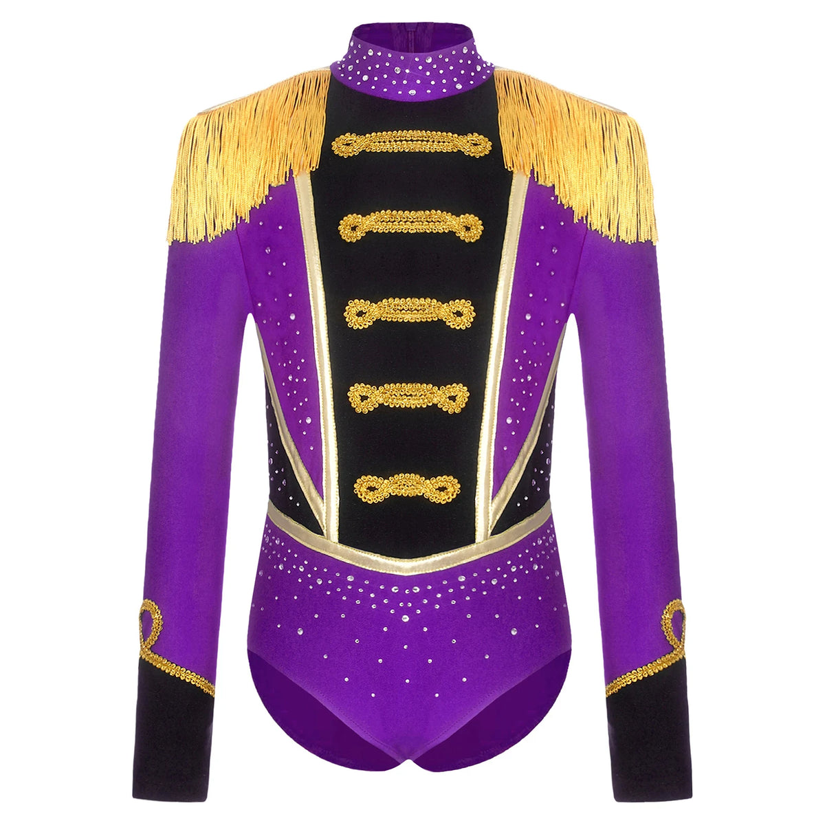 Déguisement Majorette Monsieur Loyal Fille – Body à Pampilles – vue 7