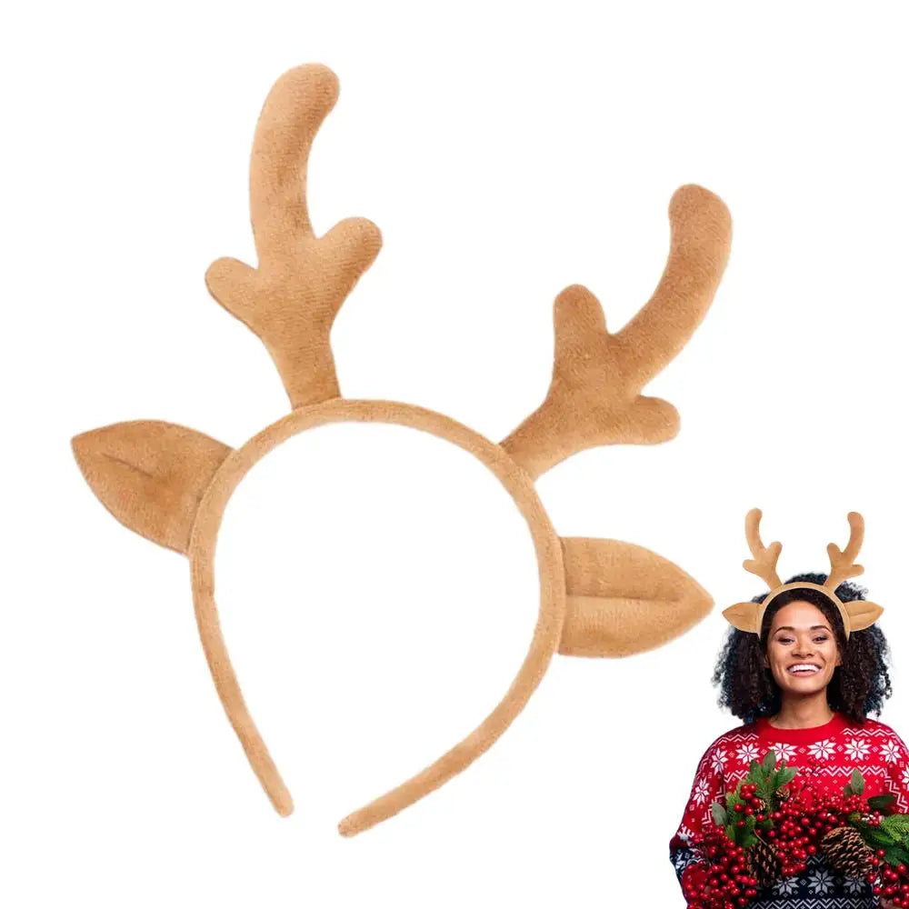 Serre-tête Oreilles et Bois de Renne - Accessoire Déguisement Noël – vue 9