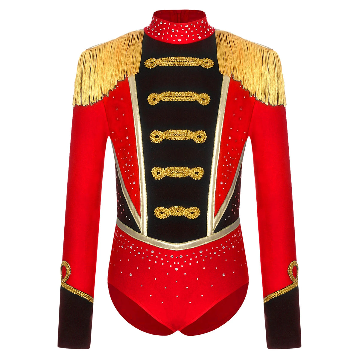 Déguisement Majorette Monsieur Loyal Fille – Body à Pampilles – vue 10