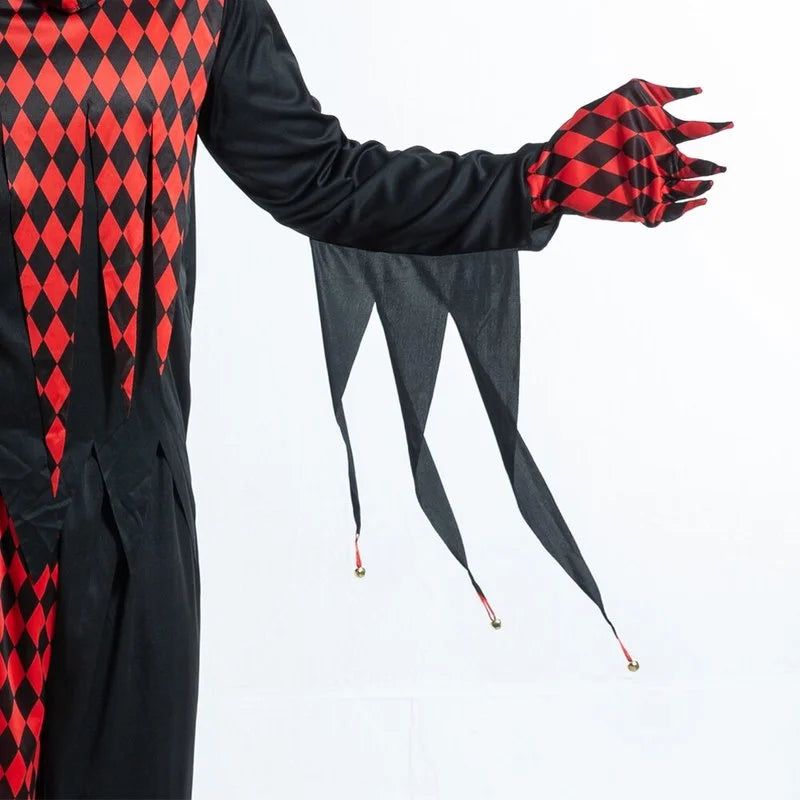 Déguisement Clown Tueur Gothique Noir Homme – vue 3
