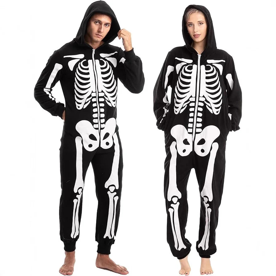 Combinaison Squelette Phosphorescente Halloween - Costume Effrayant – vue 2