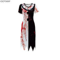 Robe Clown Effrayant Ensanglanté à Col Volanté – vue 5