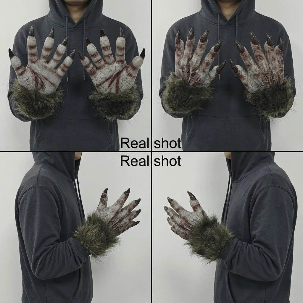Gants Mains de Zombie Monstre à Griffes – vue 4