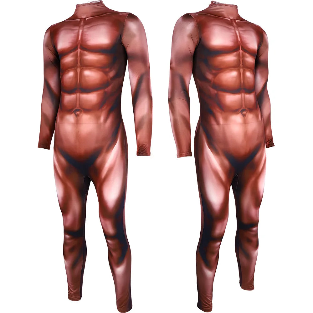 Combinaison Muscles Moulante Homme – vue 2