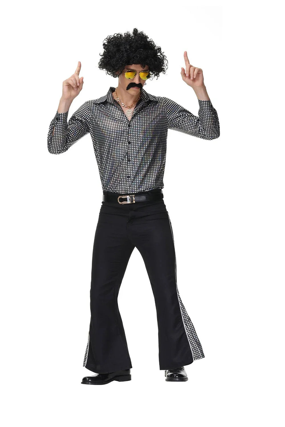 Costume Hippie Rock Années 70 Homme – vue 5