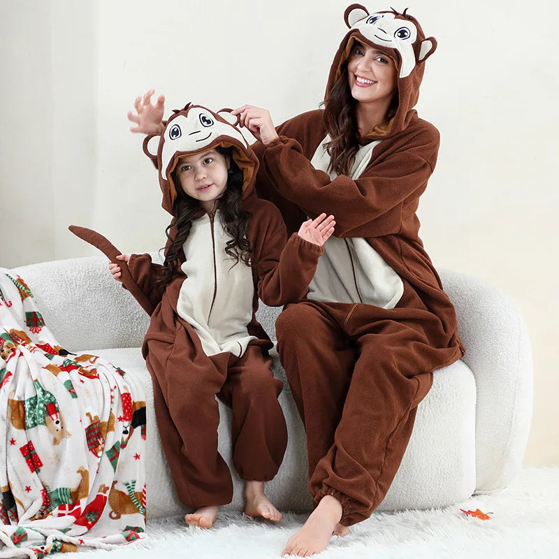 Combinaison Dragon Rouge Famille – Kigurumi à Capuche – vue 14