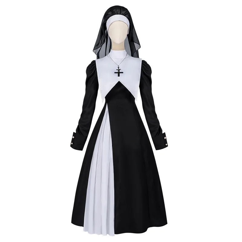 Ensemble Déguisement Nonne Femme – vue 5
