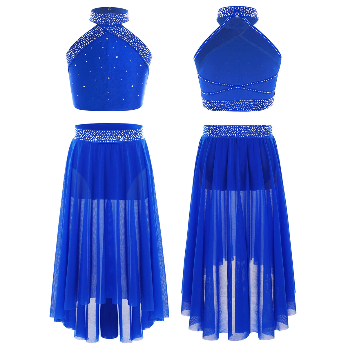 Tenue de Danse Lyrique pour Fille — Top Pailleté et Jupe – vue 5
