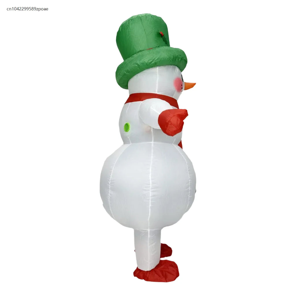 Déguisement Bonhomme de Neige Gonflable — Adulte – vue 3