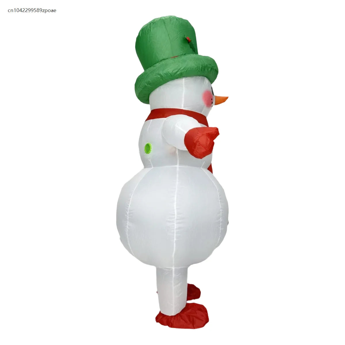 Déguisement Bonhomme de Neige Gonflable — Adulte – vue 3