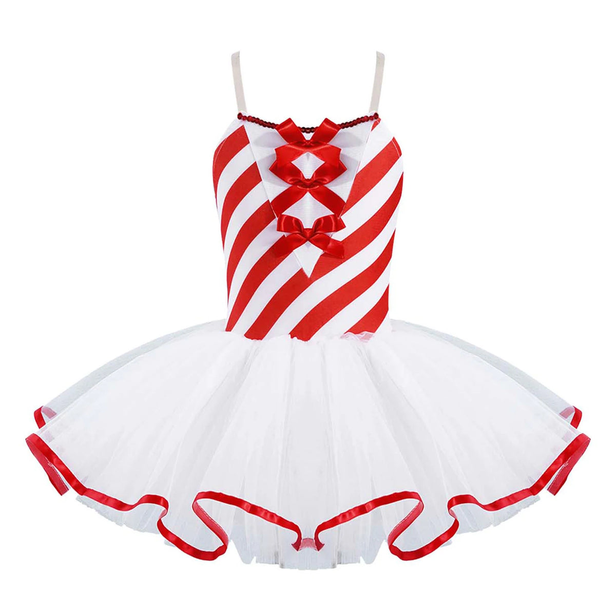 Robe Tutu Mère Noël Sucre d'Orge Fille – vue 8