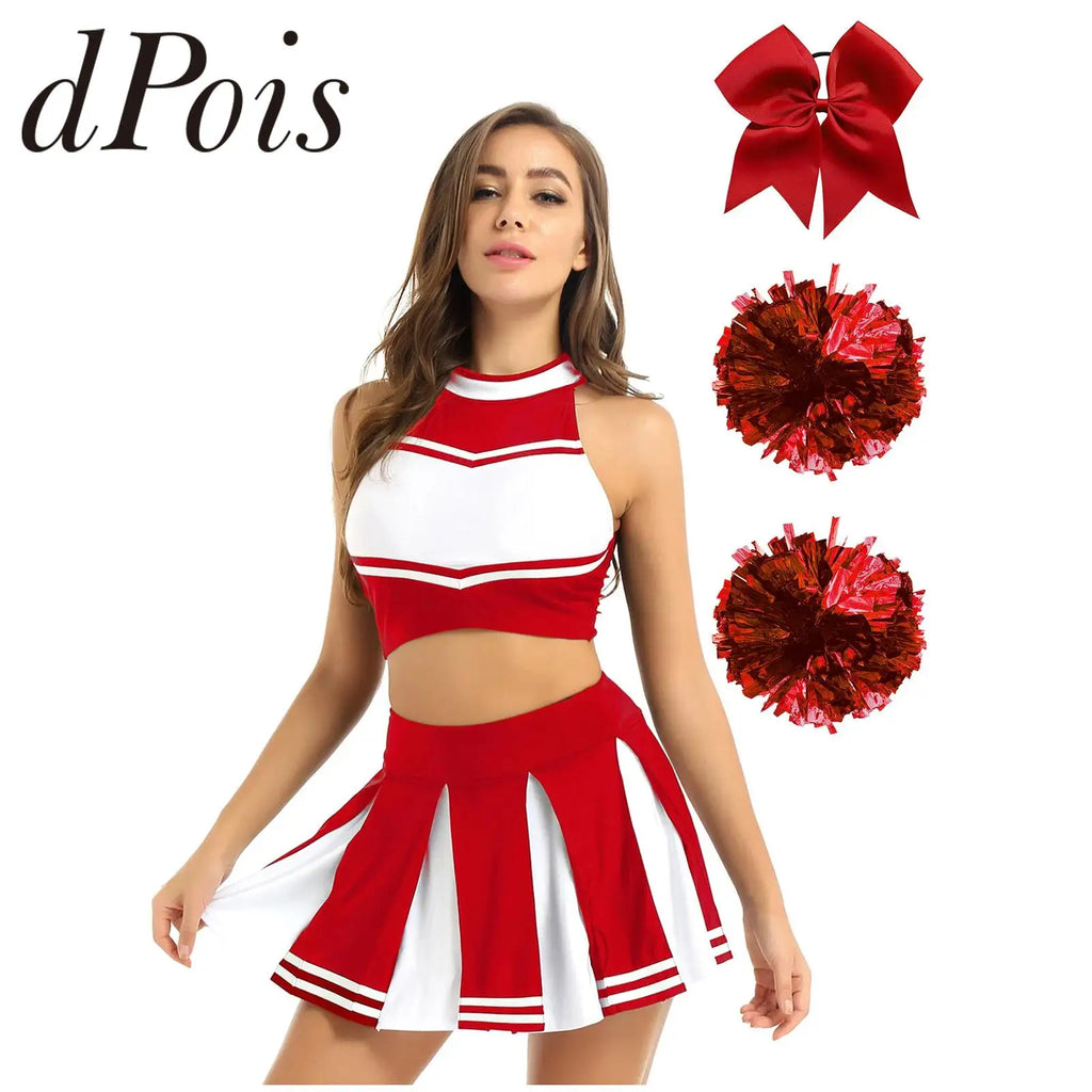 Déguisement Pom-Pom Girl pour Femme — Ensemble Complet
