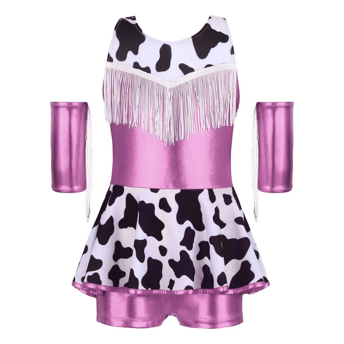 Déguisement Cowgirl Fille Métallisé avec Chapeau et Bandana – vue 17