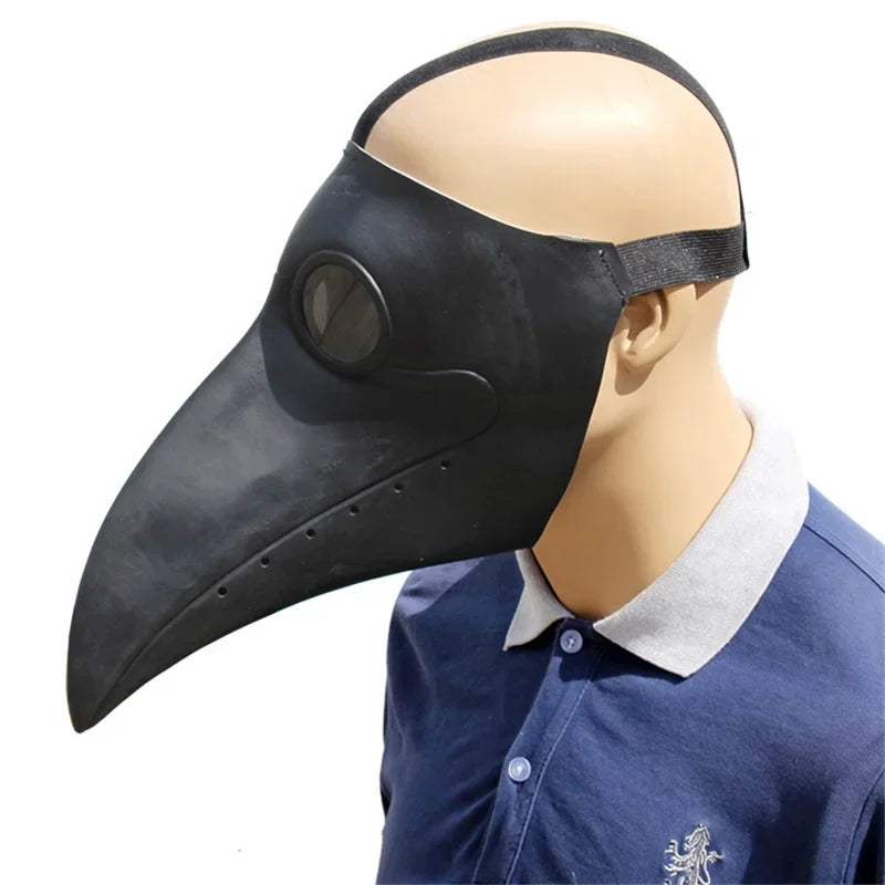 Déguisement Médecin de la Peste avec Masque Bec en Latex – vue 5