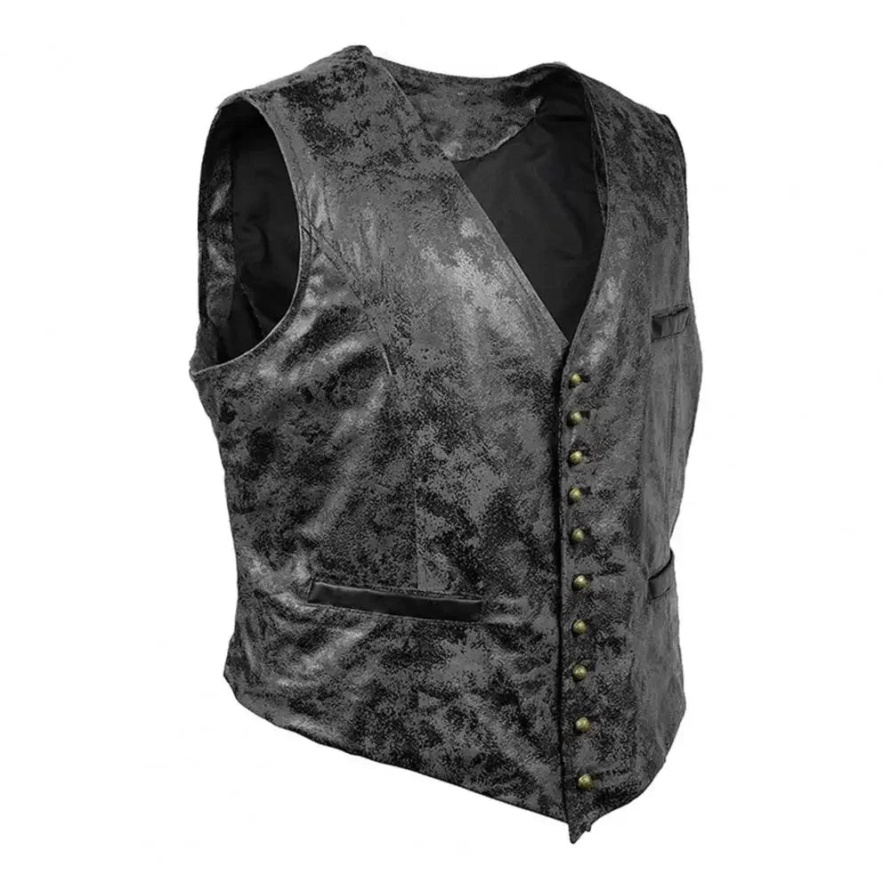 Gilet Steampunk Médiéval Gothique Homme – vue 2
